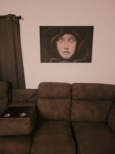 Customer photo review of Head of Medusa | Franz von Stuck | 1892