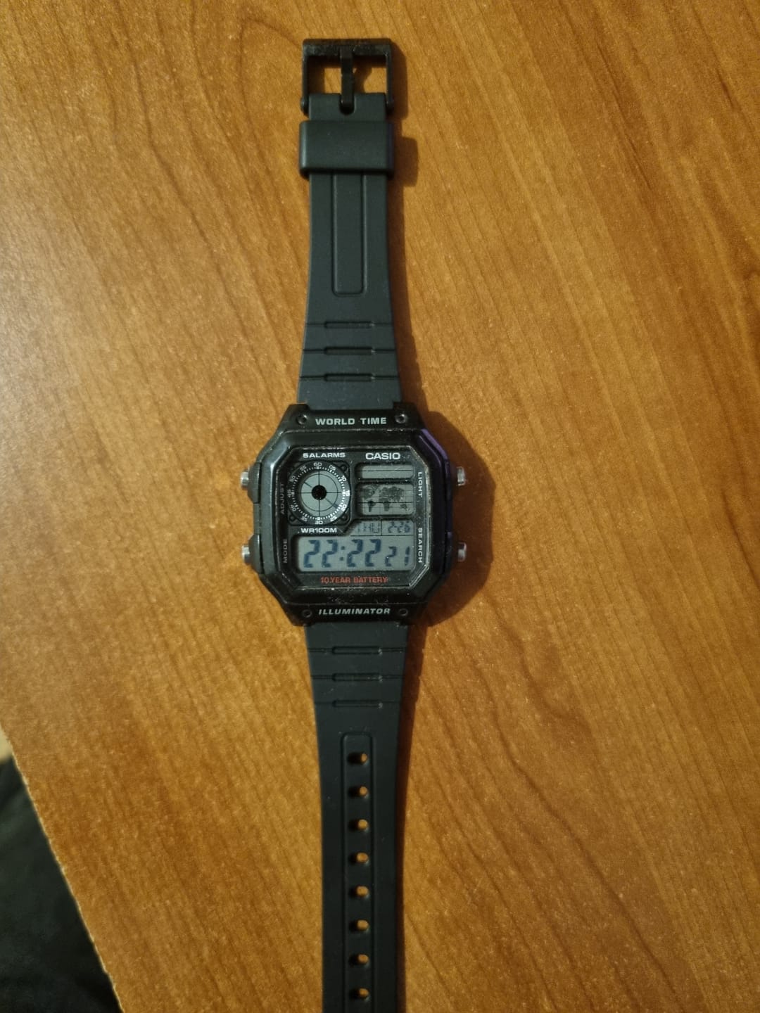 Customer photo review of Correa De Repuesto Casio Bands 71604002 (F-91W, F-105W, etc.)