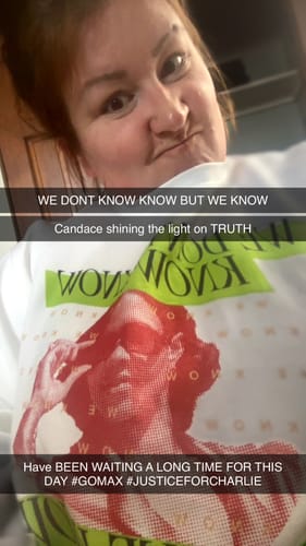 Customer photo review of We Know Neon Crewneck