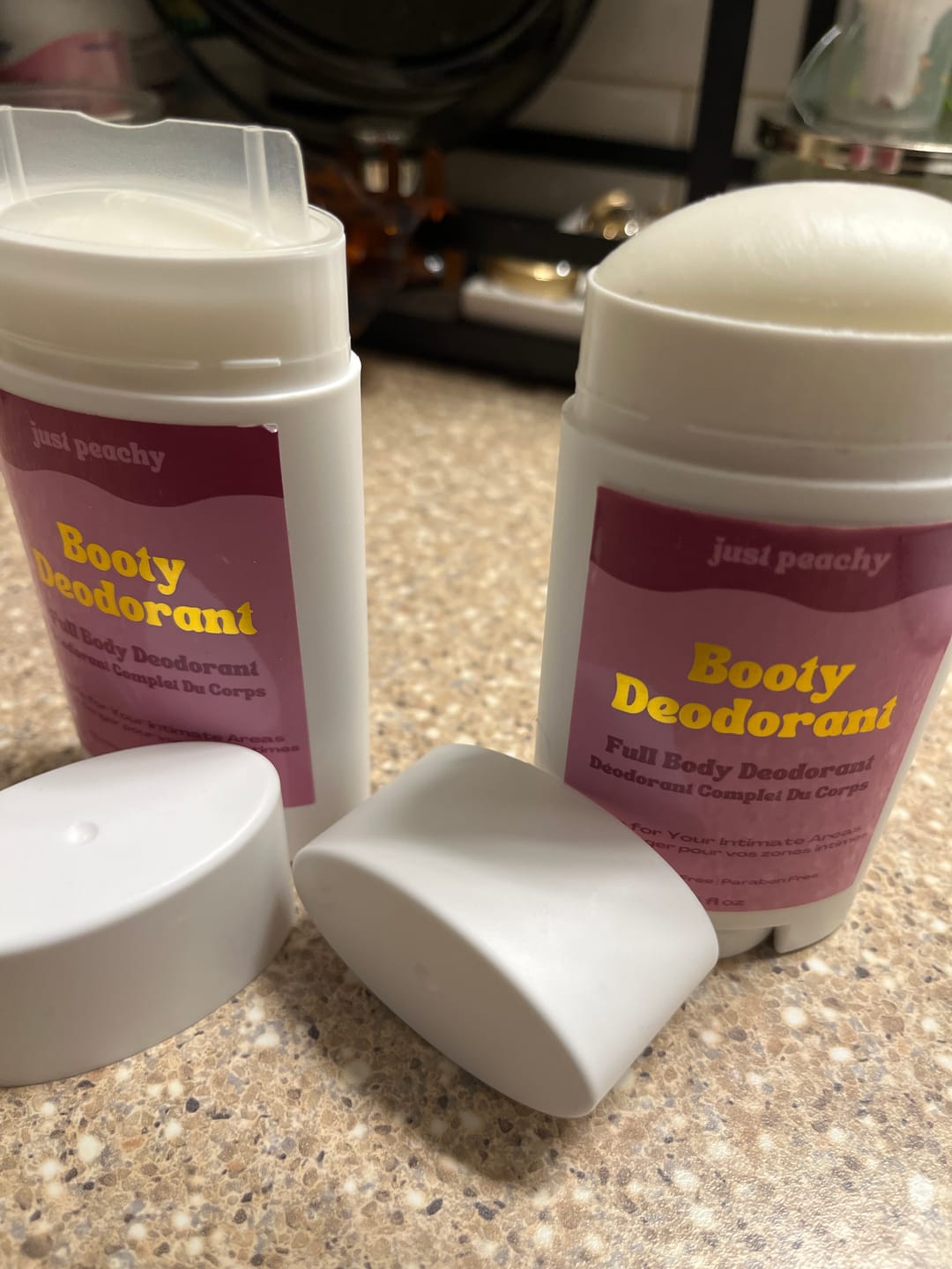 Customer photo review of Booty Deodorant