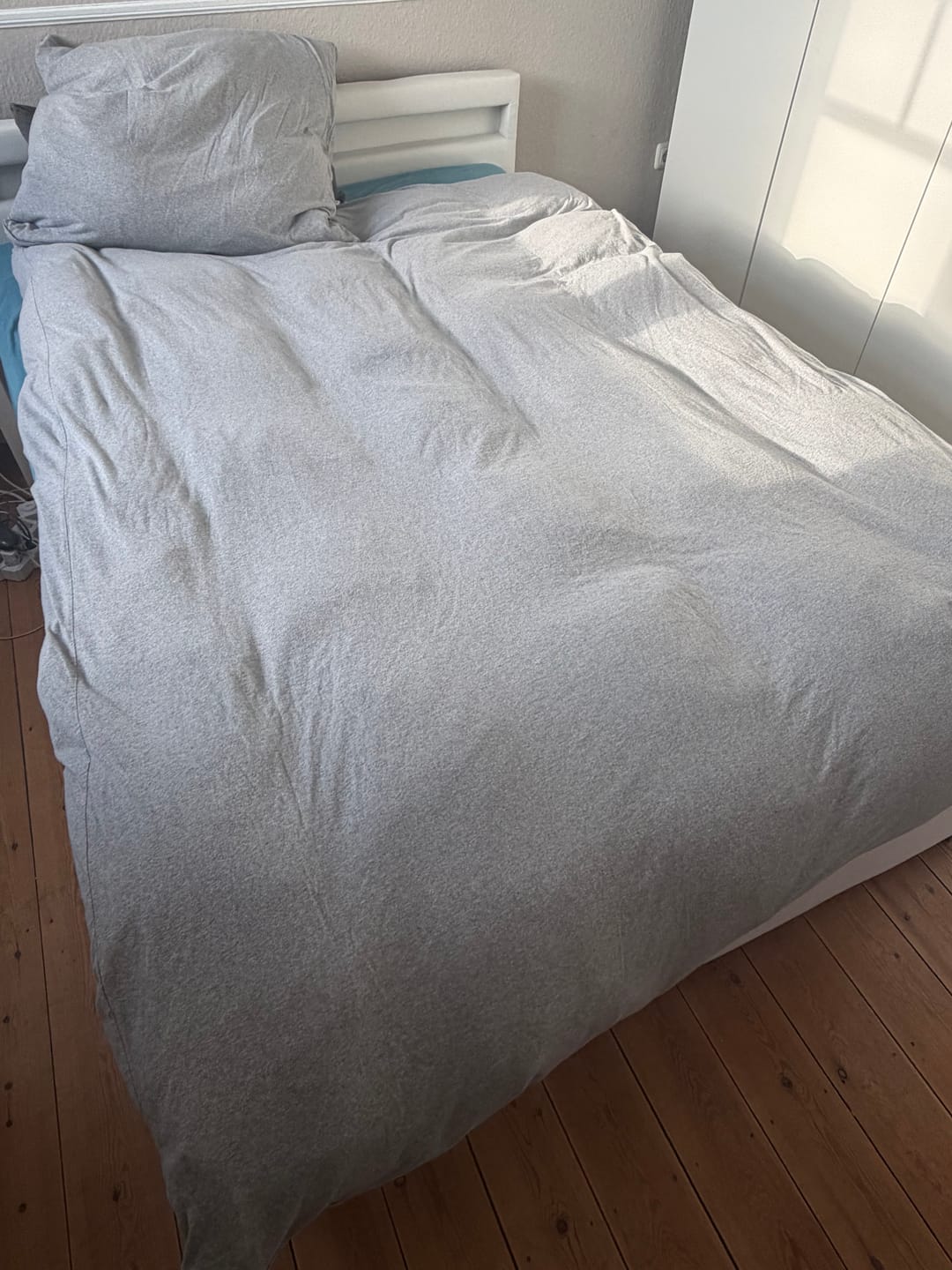Customer photo review of Daunen Bettdecke mit Federn
