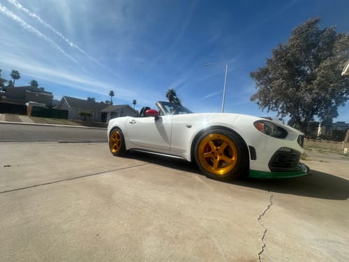 Customer photo review of CUSTOM 1 PIECE FORGED 5 SPOKE DEEP CONCAVE WHEELS: RV-MJ010