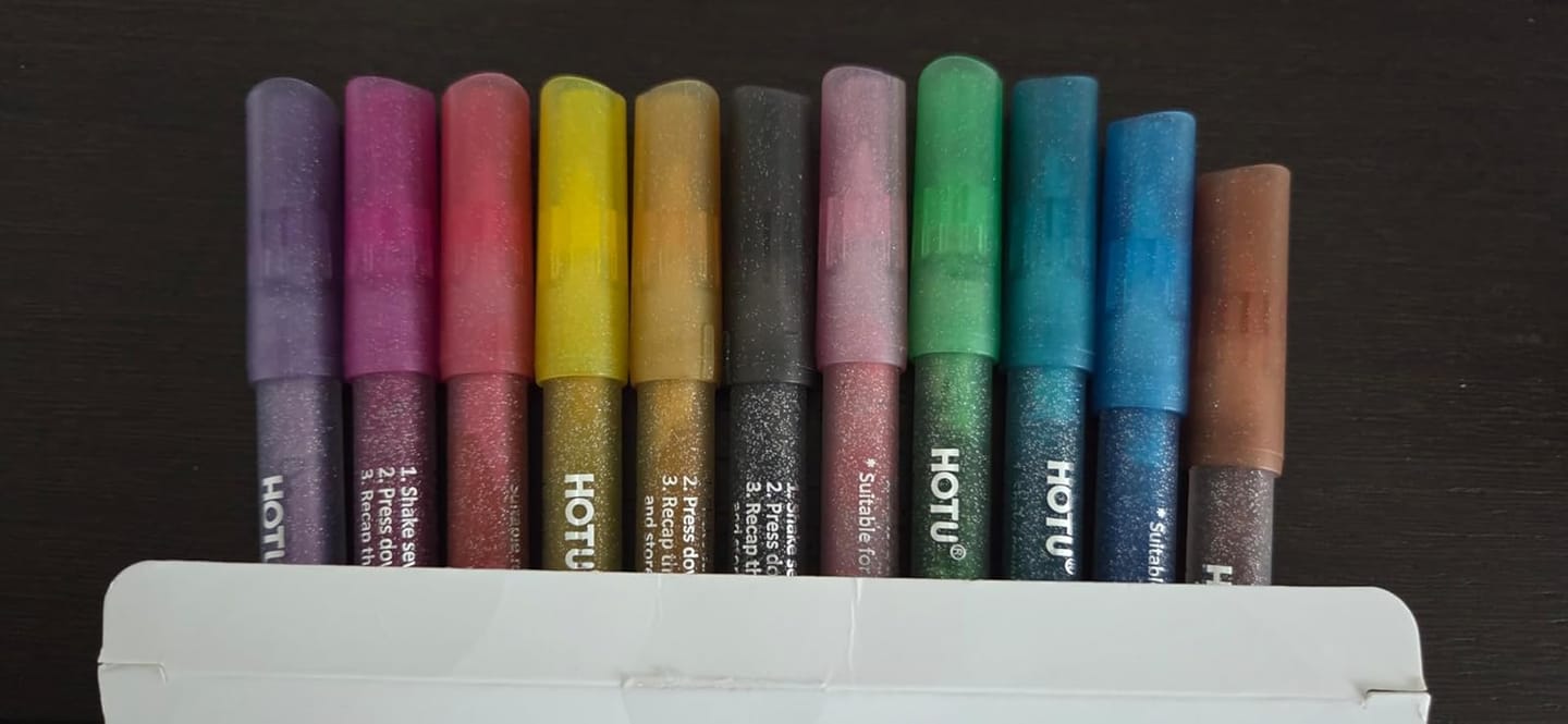 Customer photo review of 5-Pack Super Gold Markers | Ultra-fine 0.7mm tip