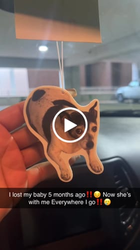 Customer video review of Custom Air Freshener