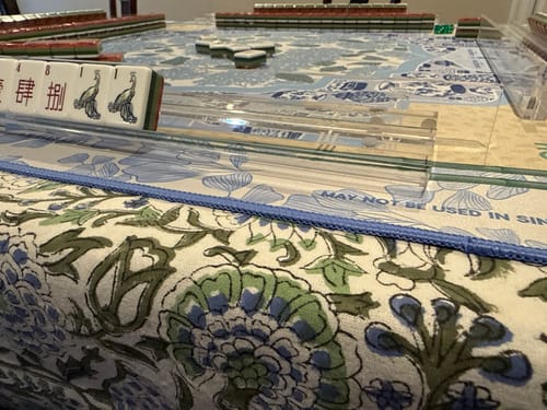 Customer photo review of Crystal-Clear Mahjong Racks