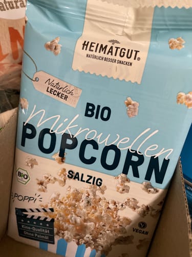 Customer photo review of Bio Mikrowellen Popcorn Salzig