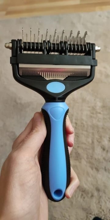 Customer photo review of 3-in-1 Pet Hair Removal Brush