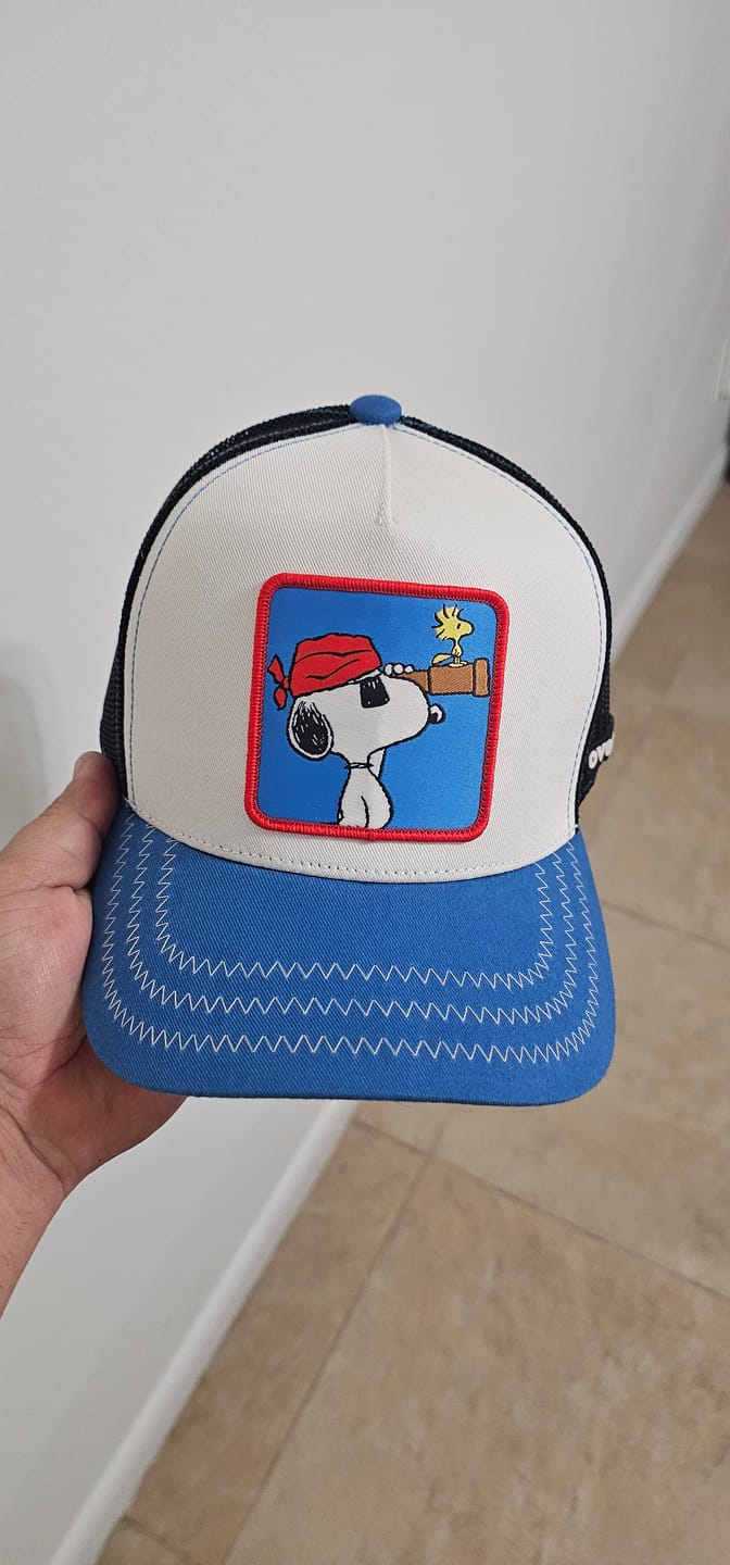 Customer photo review of OVERLORD X Peanuts: Pirate Snoopy Trucker Cap