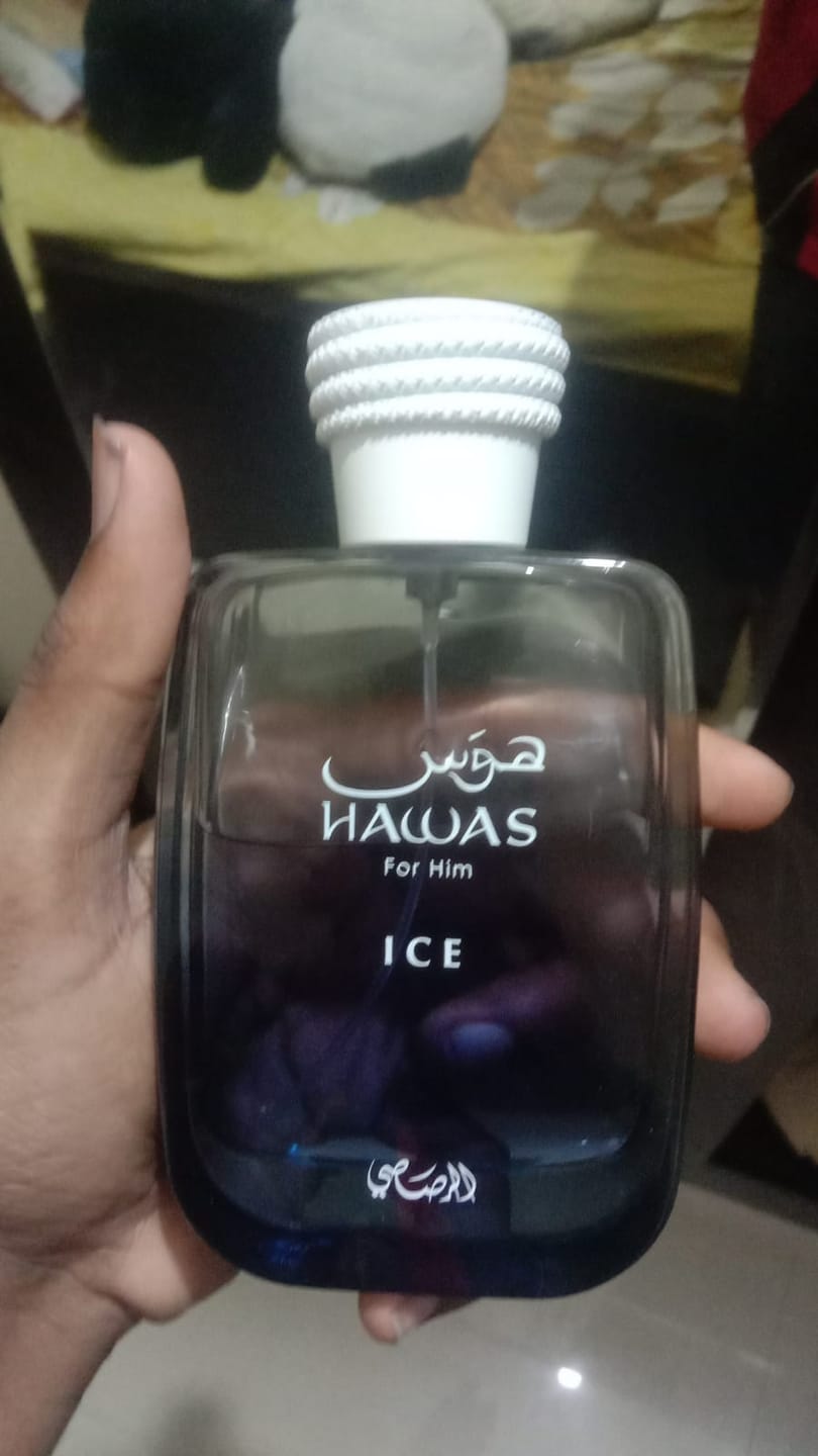 Customer photo review of Rasasi Hawas Ice Eau De Parfum For Men