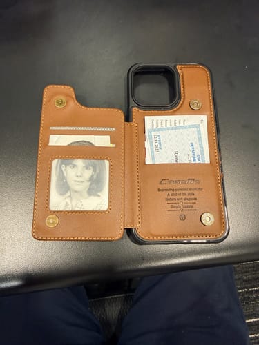 Customer photo review of 250th Anniversary - Personalized Wallet Phone Case