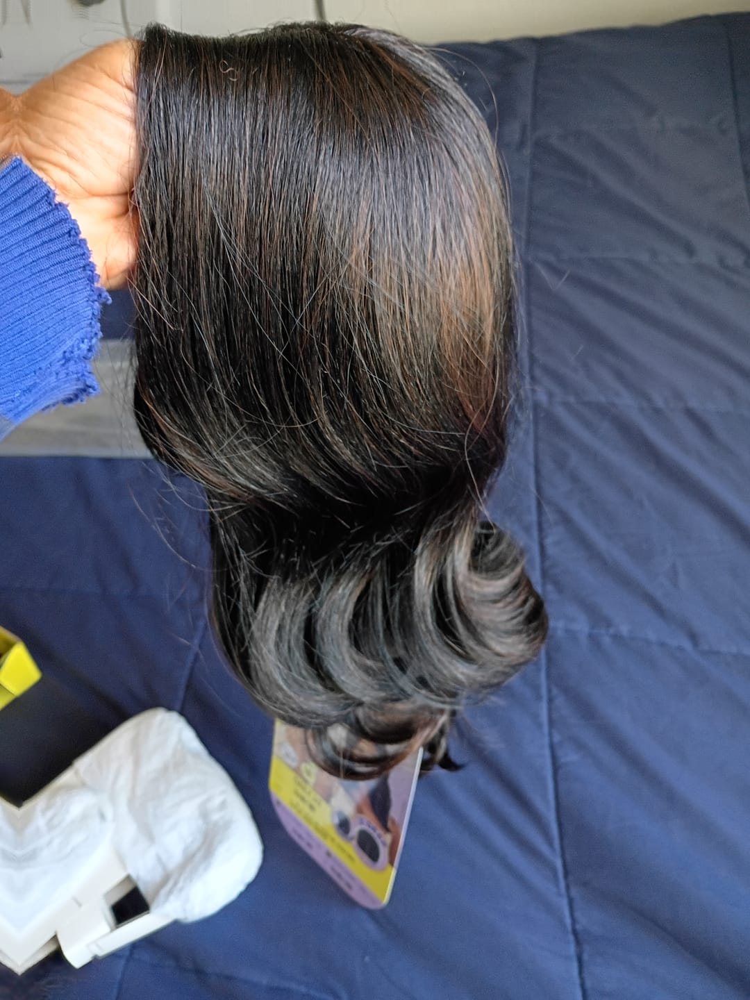 Customer photo review of Outre The Daily Wig Style & Dash 3" Deep Lace Part Wig - DAILY 10