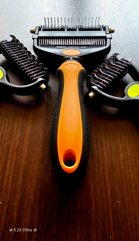 Customer photo review of 3-in-1 Pet Hair Removal Brush
