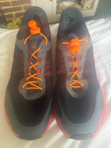 Customer photo review of Ultimate Performance Lock Laces - Orange