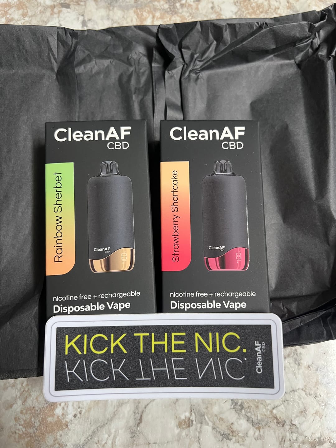 Customer photo review of Dessert Pack CBD Vape Pens - 2pc