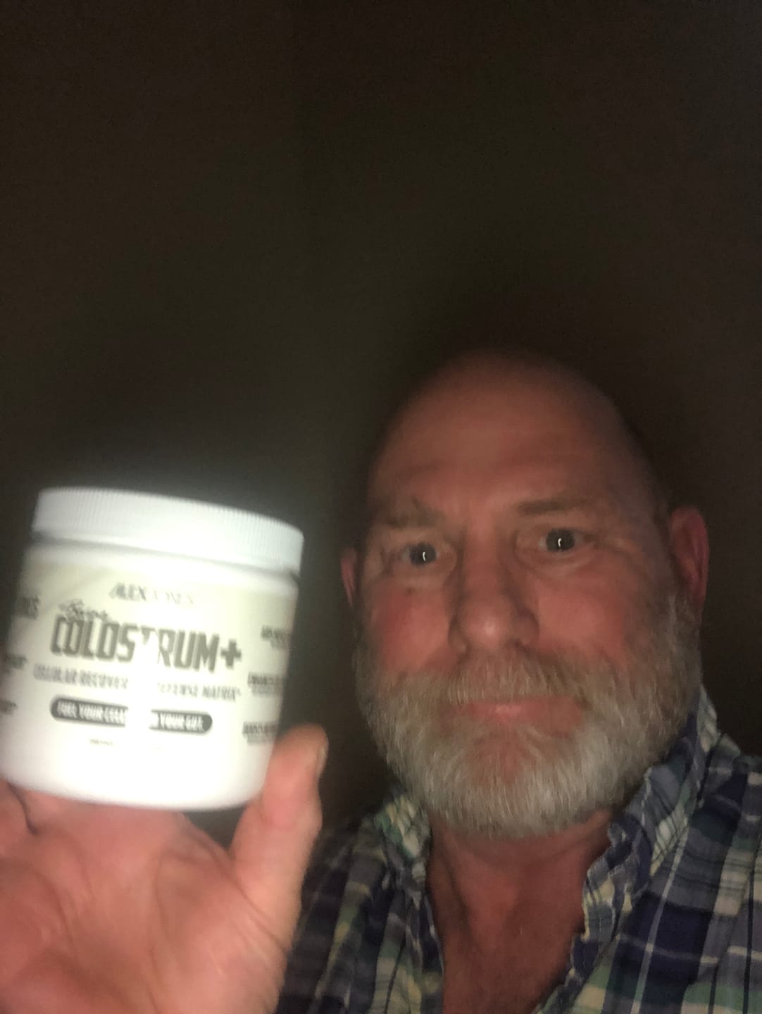 Customer photo review of Bovine Colostrum+ - Cellular Recovery & Defense Matrix (2.5 oz) (30 Servings)