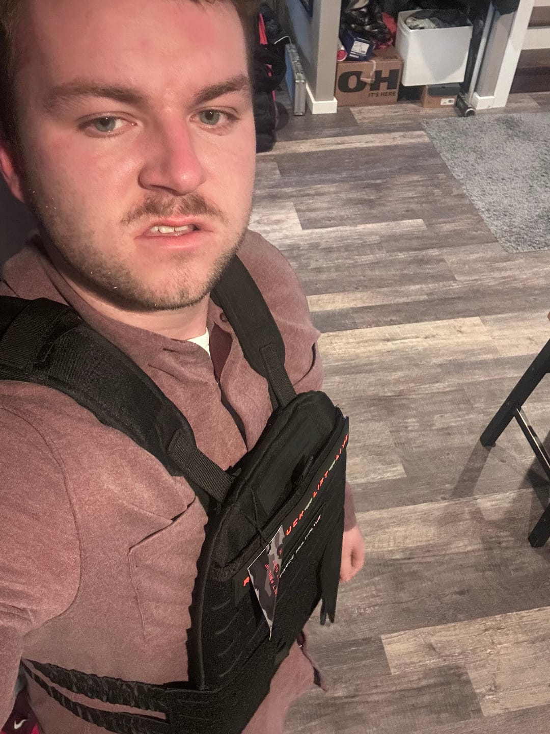 Customer photo review of Centurion Weight Vest - Delta Blackout