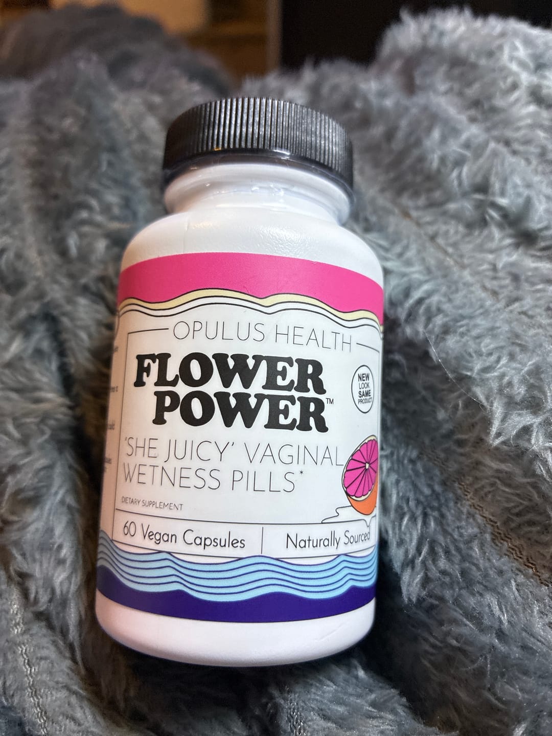 Customer photo review of Flower Power® 'She Juicy' Vaginal Moisture Supplement (60ct/ea)