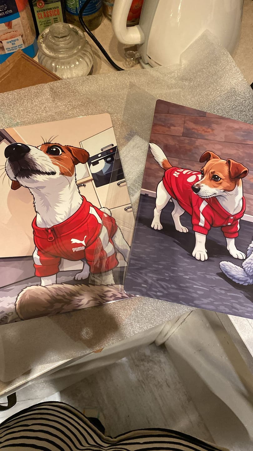 Customer photo review of 2. Metal Photo Tiles