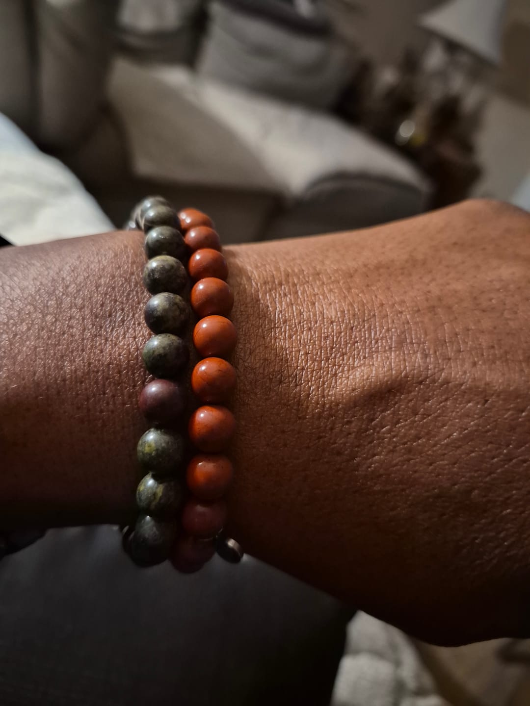 Customer photo review of Red Jasper Bracelet