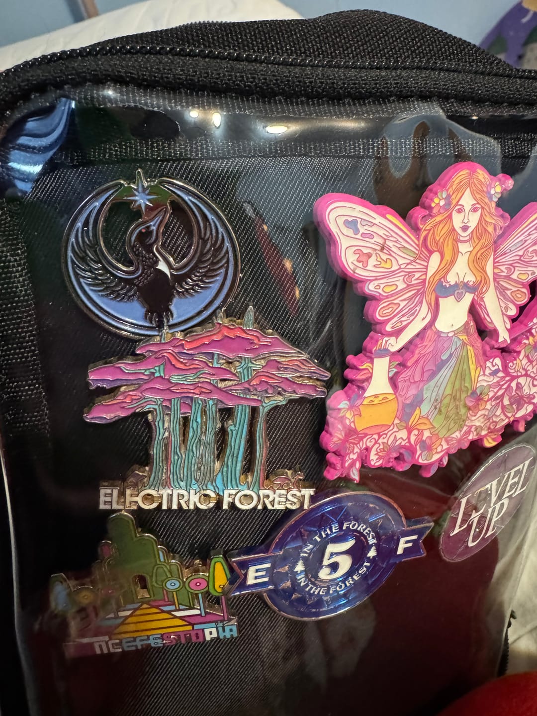 Customer photo review of Rebel Loon Enamel Pin