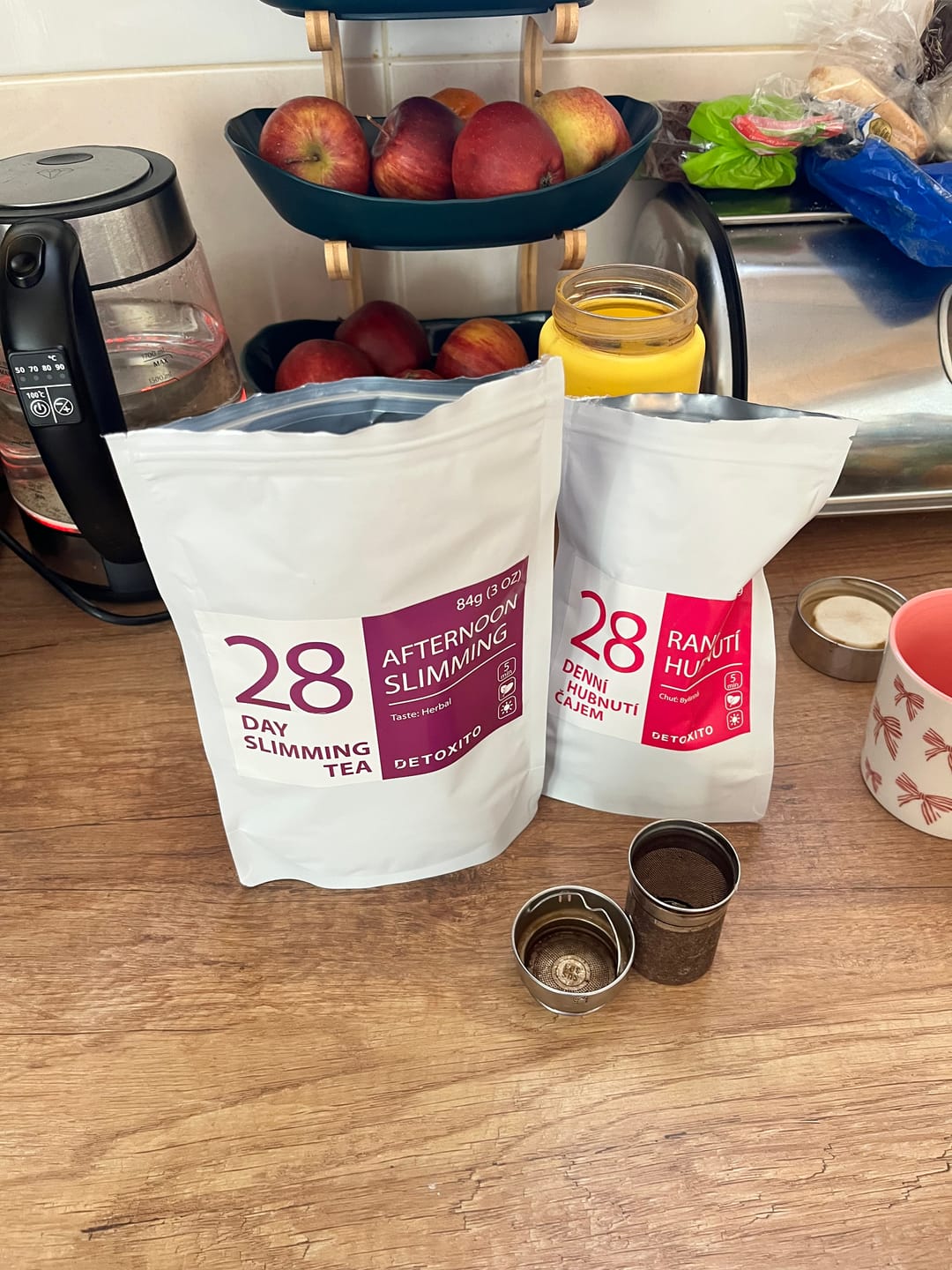 Customer photo review of Odpolední hubnoucí čaj (28 denní)