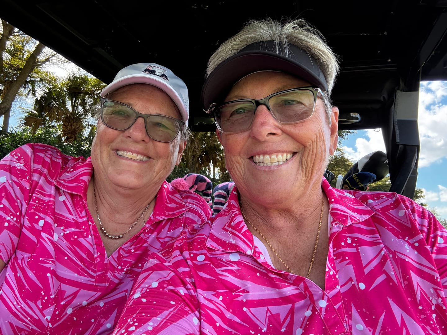Customer photo review of Gimme Confetti Women's Golf Polo