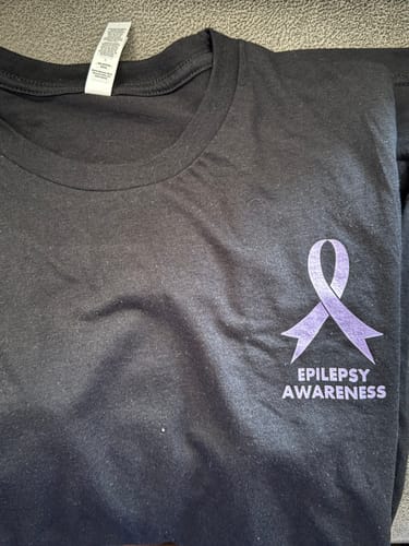 Customer photo review of Epilepsy - Round 30 (Unisex Tri-Blend T-Shirt | Bella + Canvas)