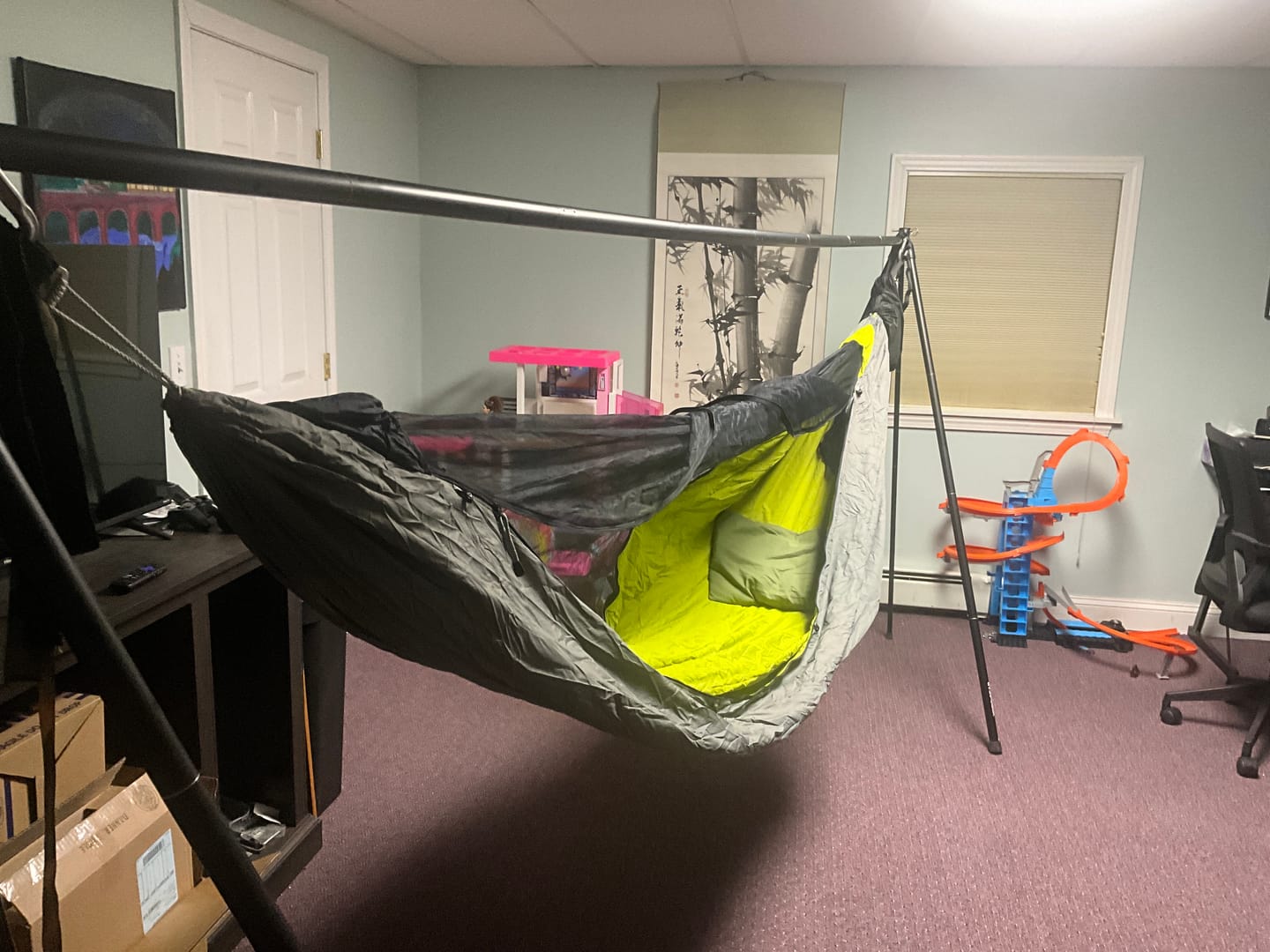Customer photo review of Turtlebug Camper Hammock Stand
