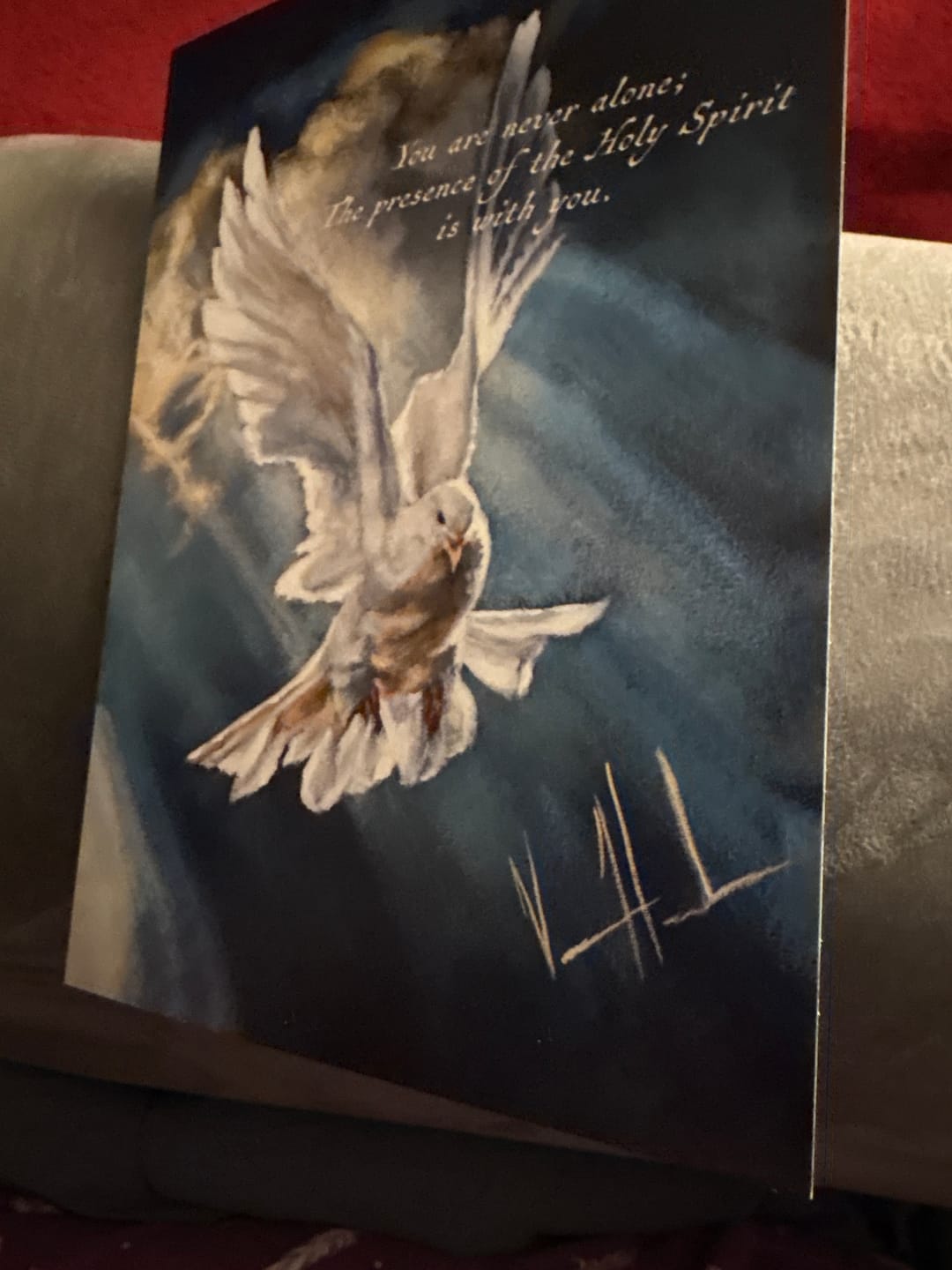 Customer photo review of "Breath of Heaven" Greeting Card