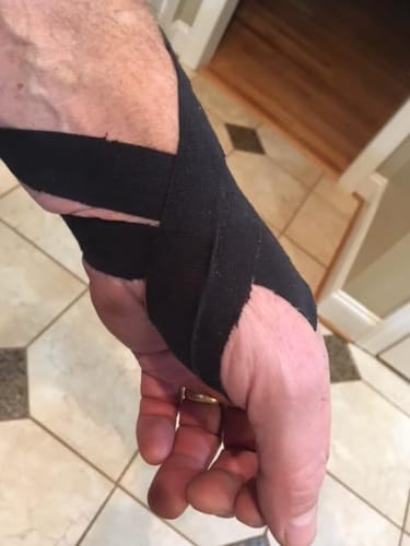 Kundenbewertung mit Foto zu TAPEX™ - Handgelenk