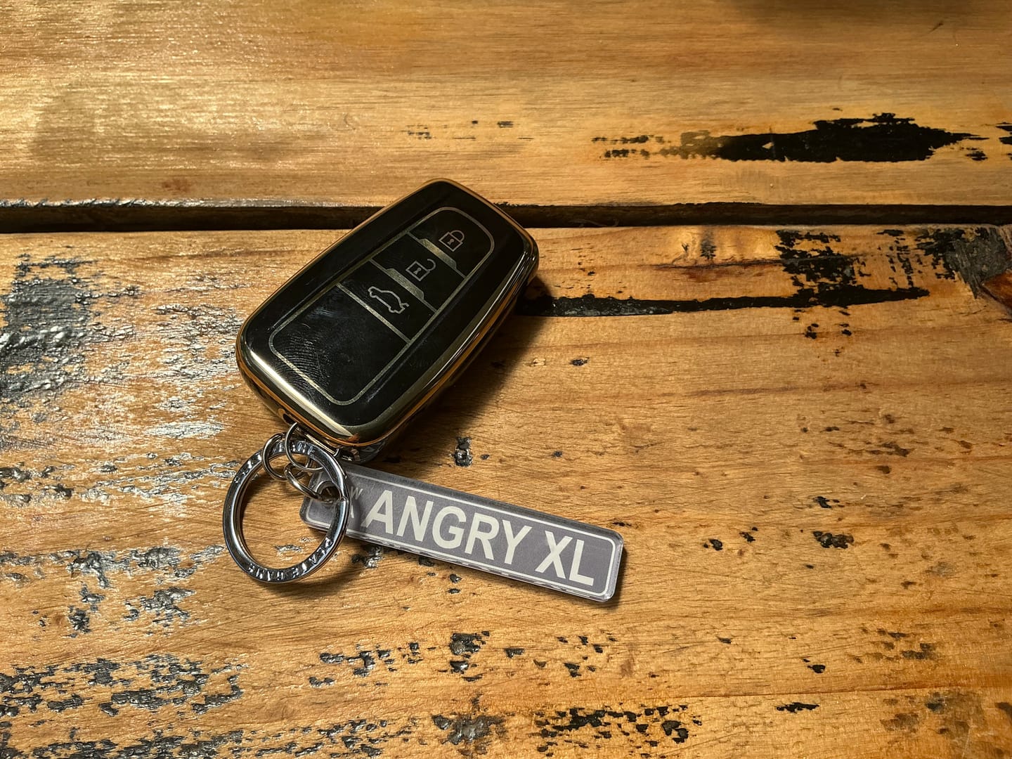 Customer photo review of WA Colour (Acrylic Style) Licence Plate Custom Keychain