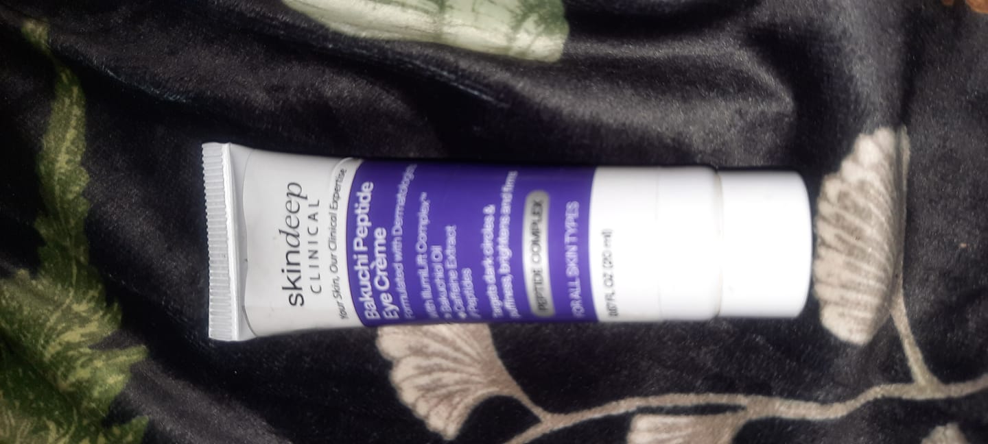 Customer photo review of Bakuchi Peptide Eye Crème