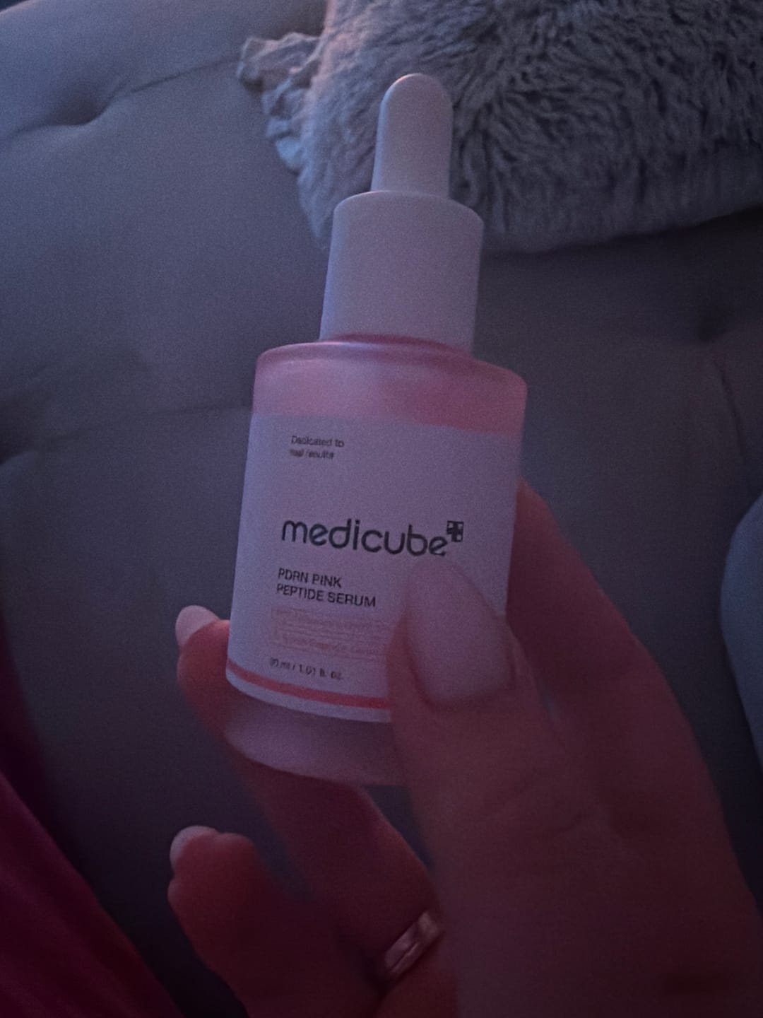 Customer photo review of Liftinga serums ar PDRN un peptīdiem Medicube PDRN Pink Peptide Serum