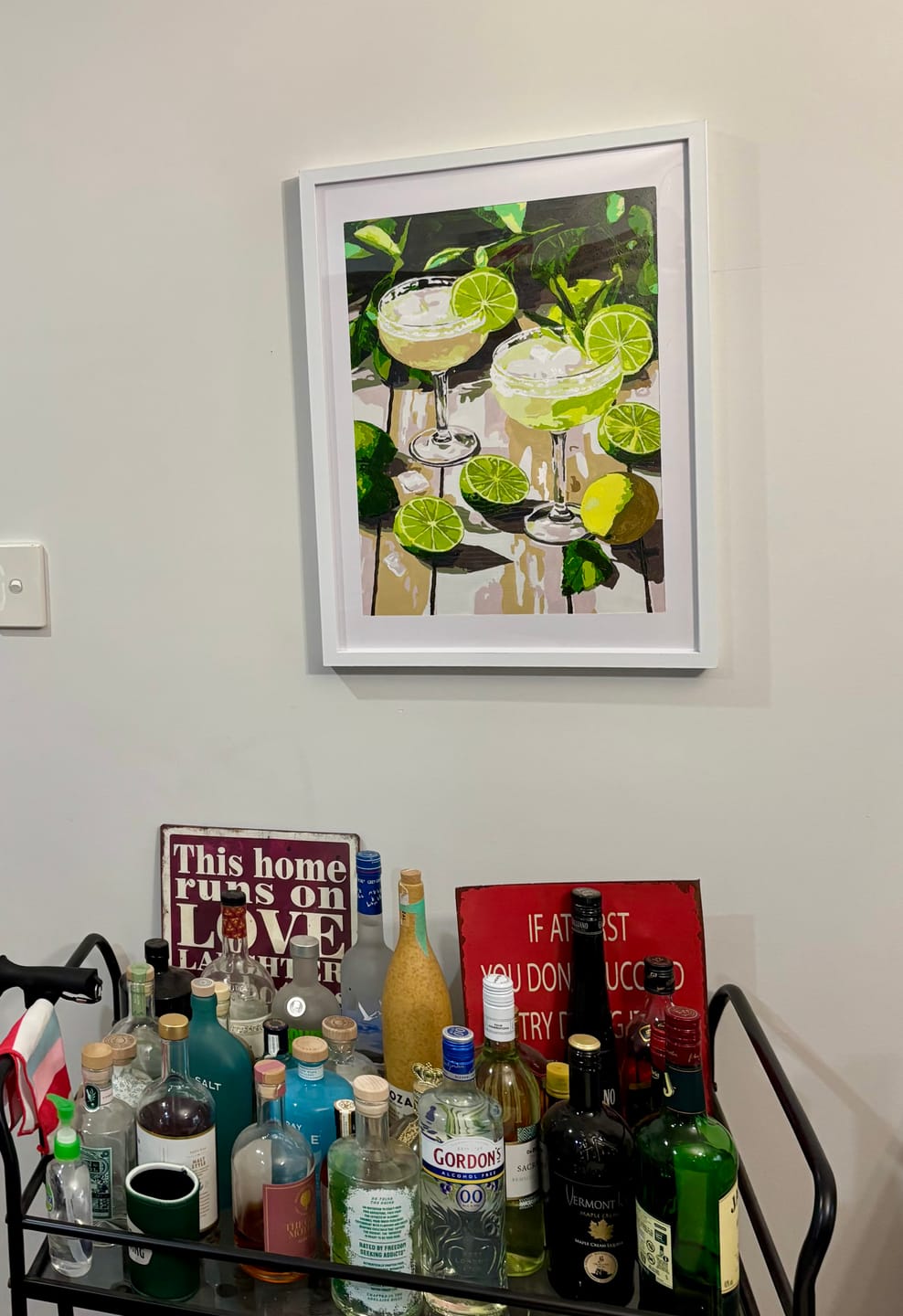 Customer photo review of Margarita cocktails | Paint by Numbers