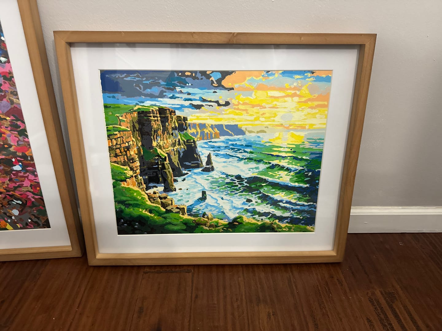 Customer photo review of Cliffside Sunset Waves