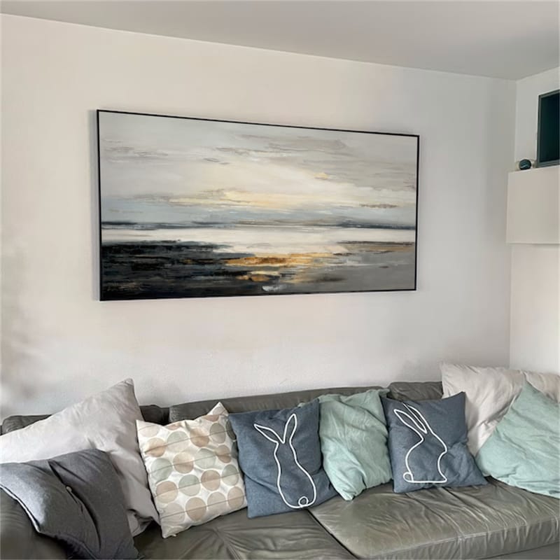Customer photo review of Abstract Canvas Wall Art #AP300