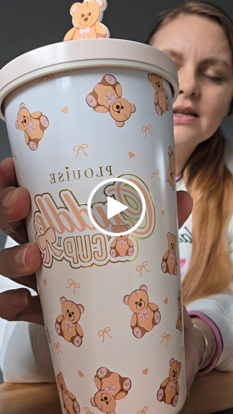 Customer video review of Teddy Touch Steel Cuddle Cup