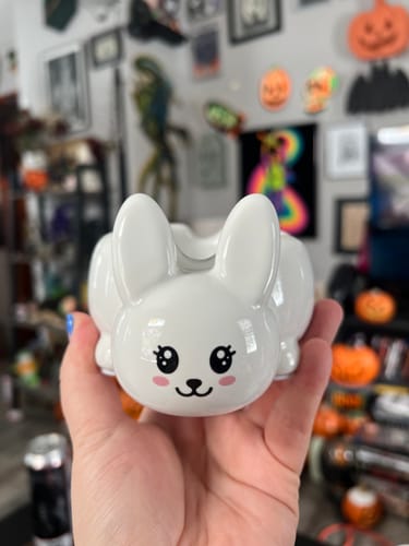 Customer photo review of Nibz - Snowshoe Hare Ceramic Ashtray