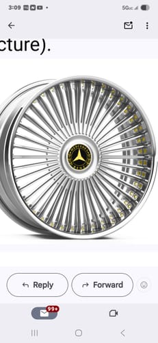 Customer photo review of RV-DM05 : CUSTOM FORGED 2-PIECE MULTI-SPOKE WHEEL