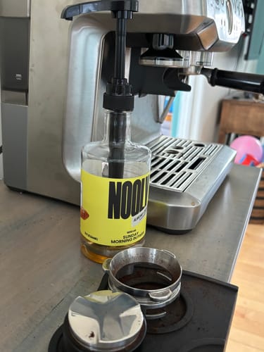 Customer photo review of Almond Coffee Syrup