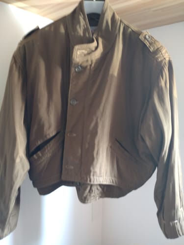 Customer photo review of 【~80's】Old Marithé François Girbaud Closed Deformed Design Short Jacket Size.46