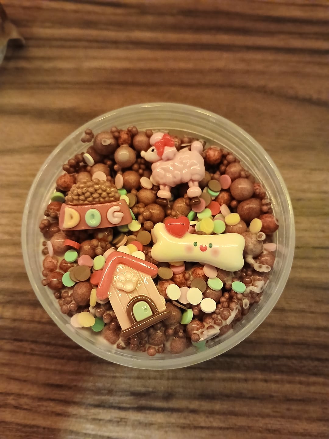 Customer photo review of Cocoa Kibbles Crunchy Signature Dome™ Slime