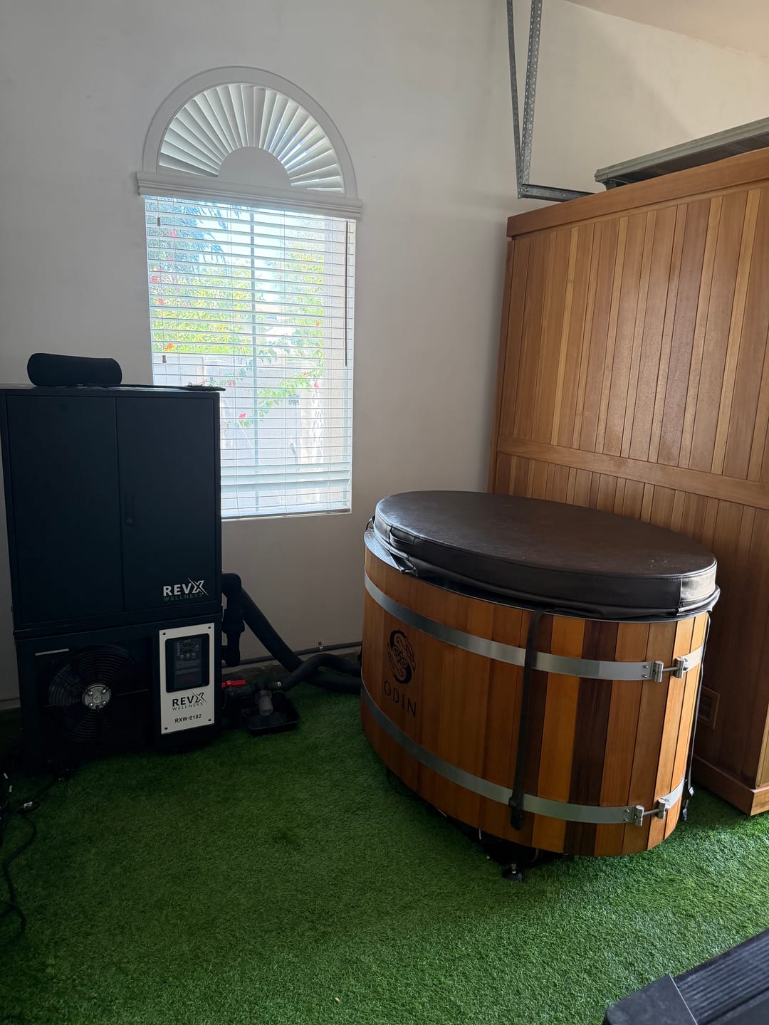 Customer photo review of 1.5HP DIY Cold Plunge Bundle