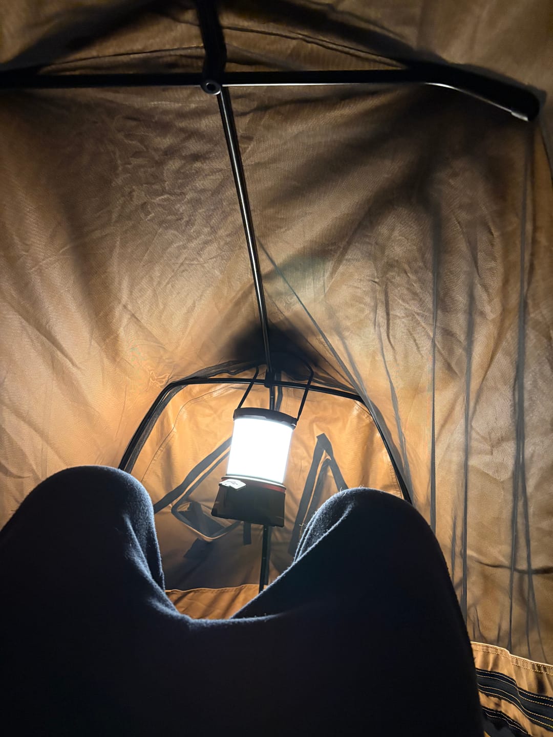 Customer photo review of Dominator 3.0 Canvas Sleep System for Camping & Hunting