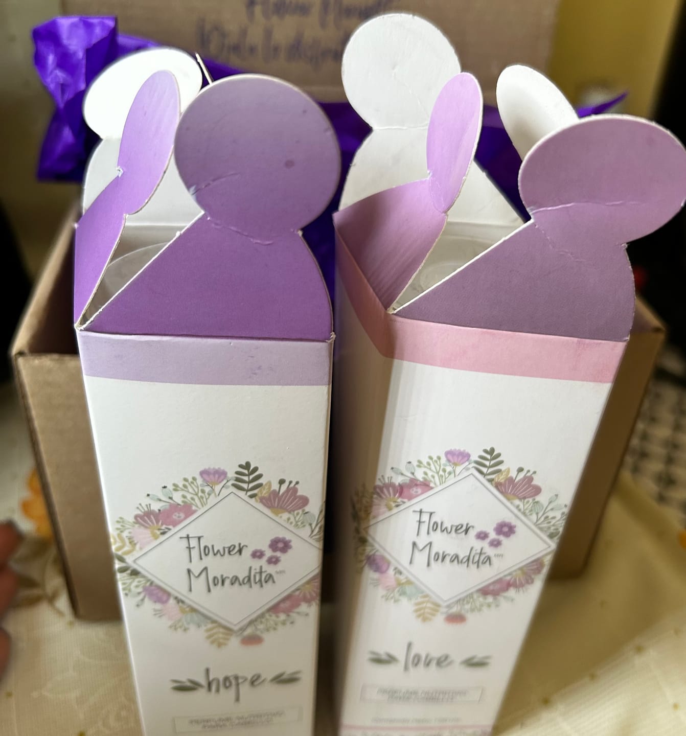 Customer photo review of Kit 3 Perfumes para cabello de 150ml + Travel Size Gratis
