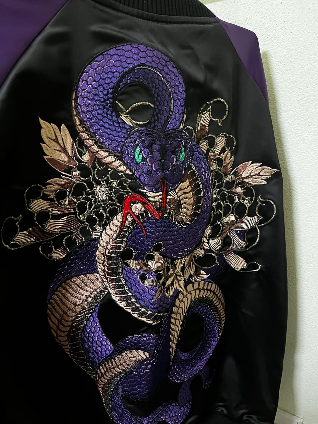 Customer photo review of Violet Viper Sukajan Jacket