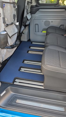 Customer photo review of Fußmatten für Van - Komplettset