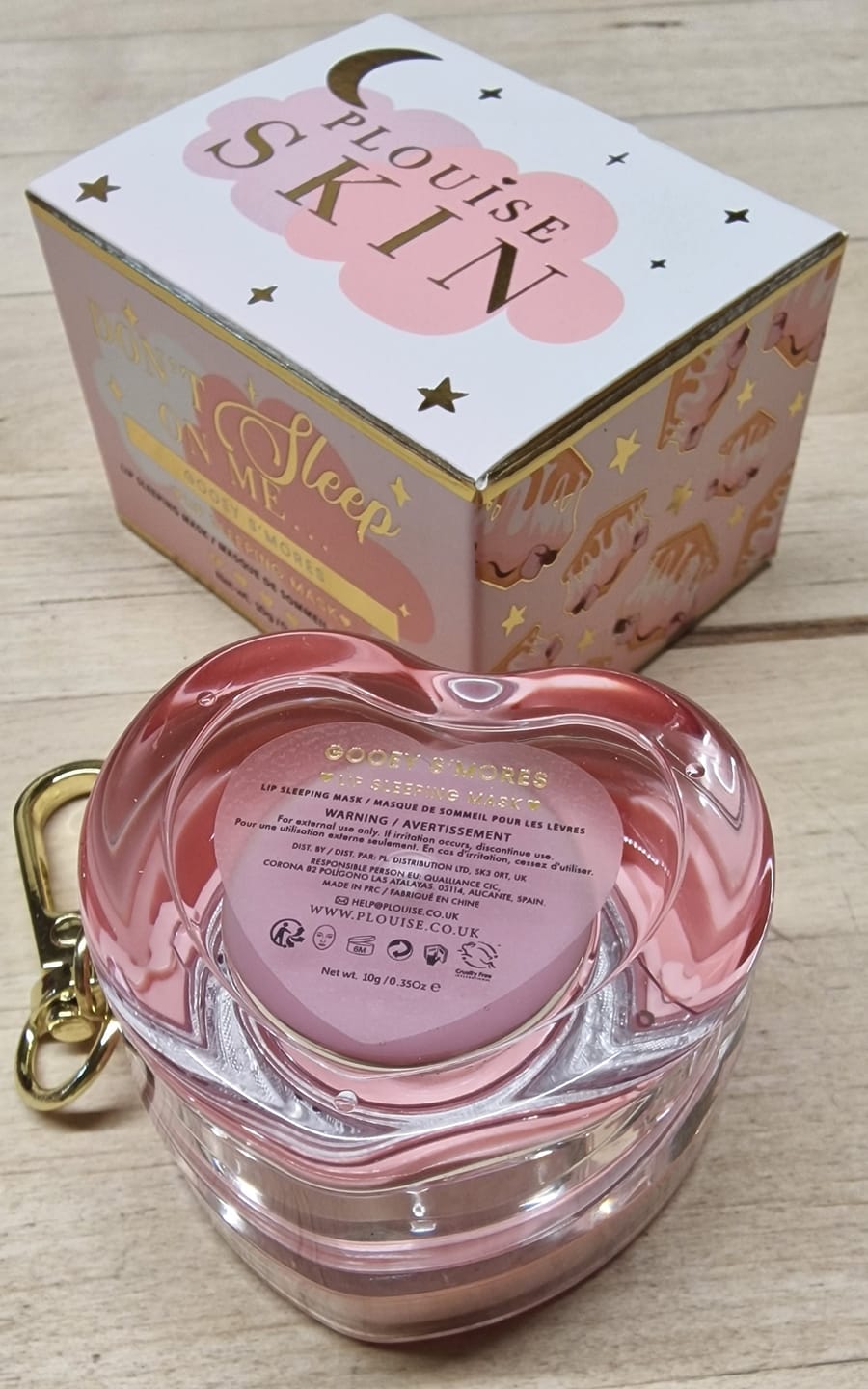 Customer photo review of P.Louise Lip Sleeping Mask