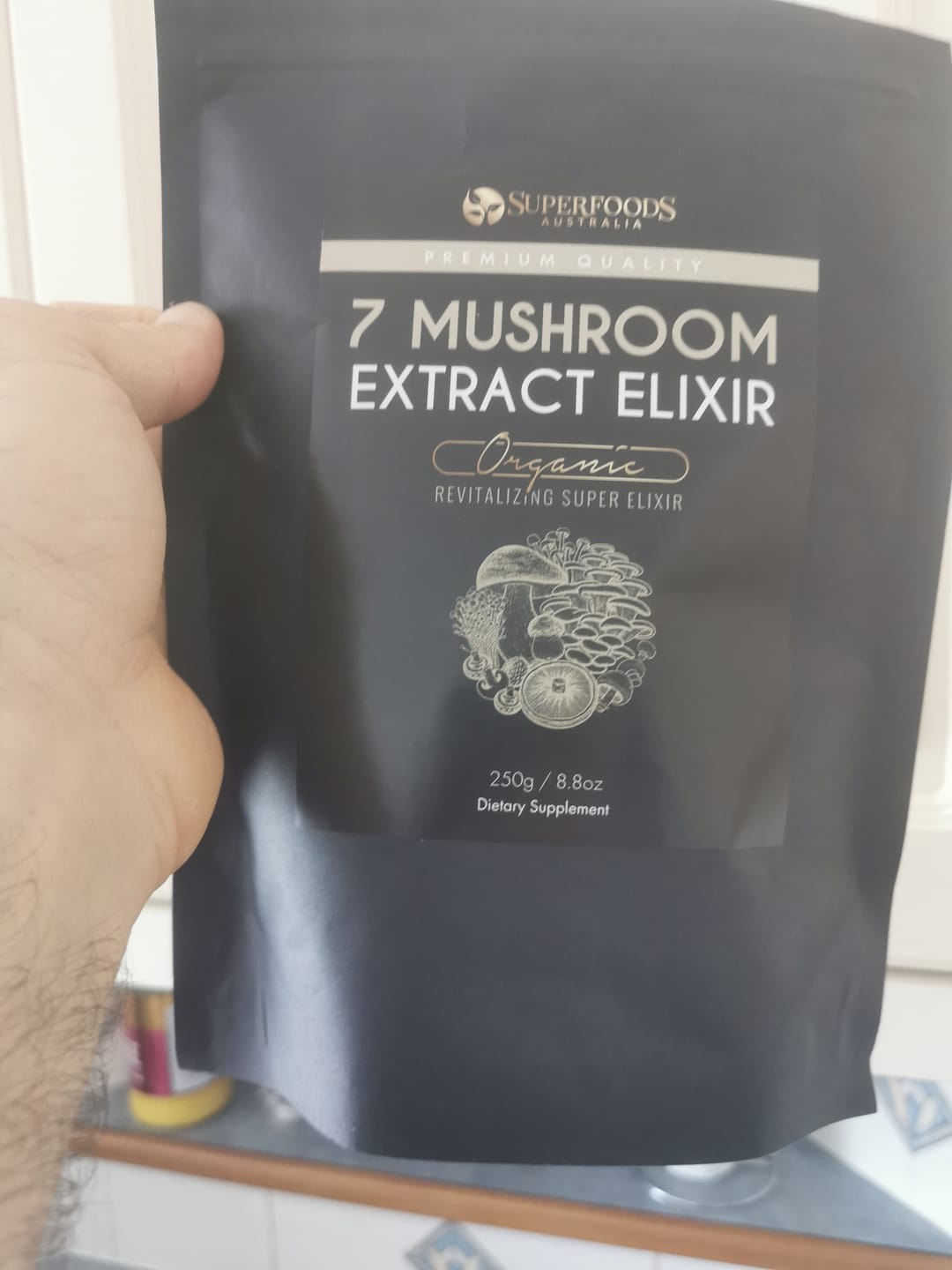 Customer photo review of Organic 7 Mushroom Extract