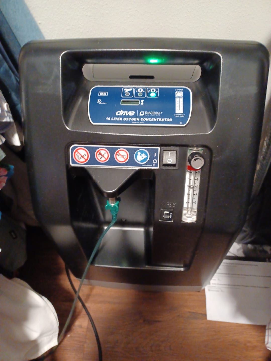 Customer photo review of Drive DeVilbiss 10 Liter Oxygen Concentrator